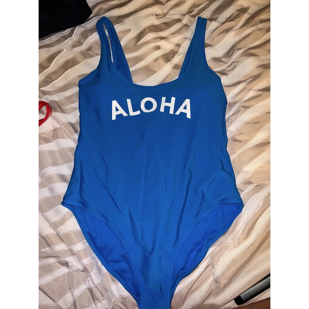 Old Navy One Piece Blue Swimsuit